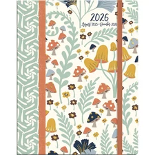 Lang Companies,  Flora and Fauna Monthly 2026 Planner, 7.5'' X 9.75'', 17-Month