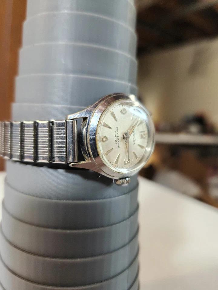 Reloj Pulsera WESTCLOX AUTOMÁTICO 17 JOYAS VINTAGE | Autoenrollable, Resistente a los Golpes, Foto 4 de 4