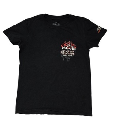 Orange County Choppers Shirt Mens Small Flame Graphic OCC New York Motorcycle Bi