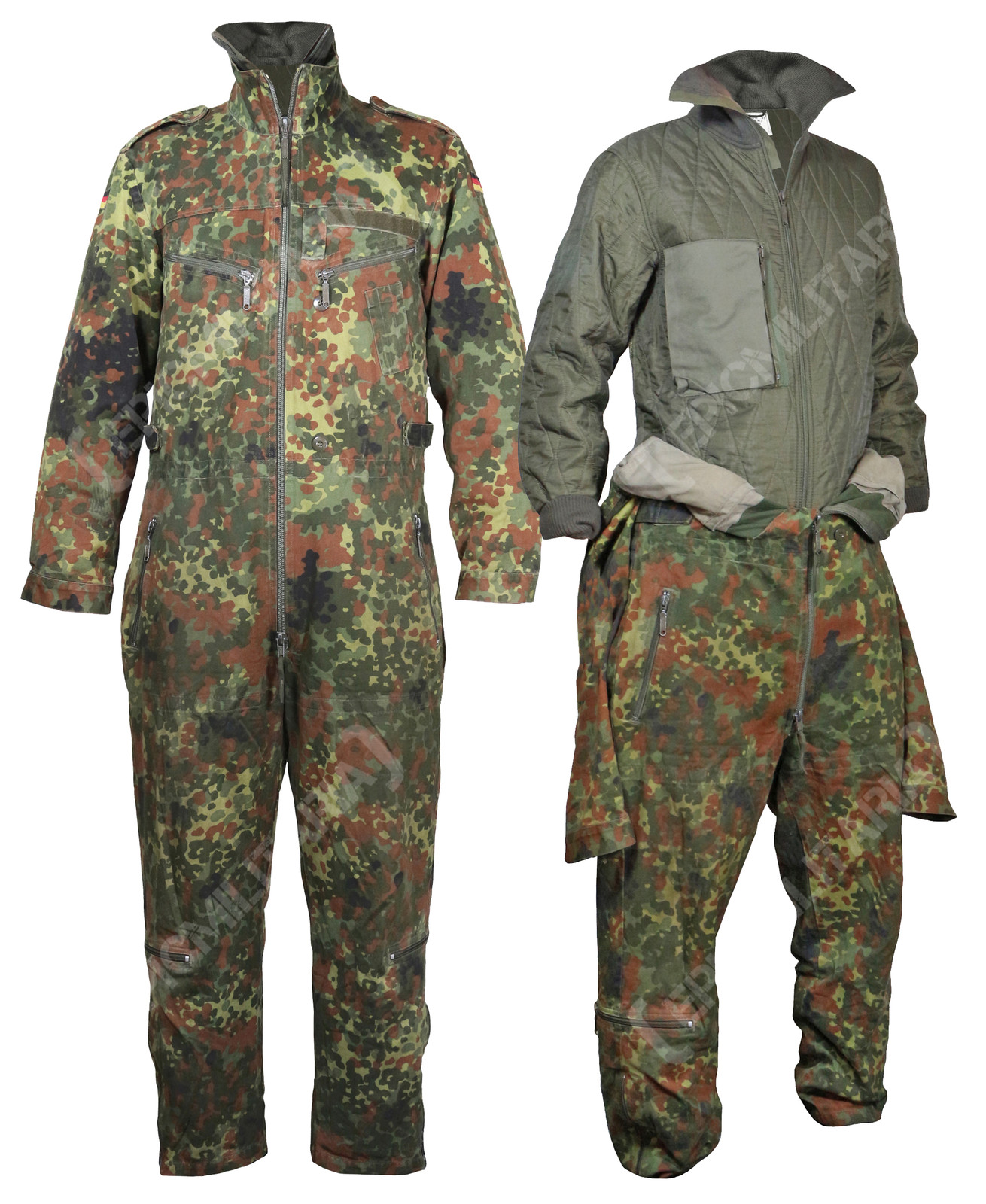 GERMAN ARMY FLECKTARN CAMO TANKER COVERALL IMPORT ubicaciondepersonas