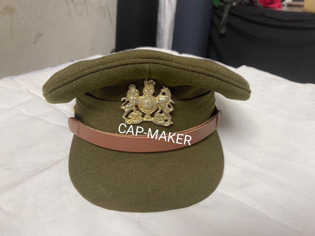 WW2 イギリス軍 帽章 WW2 British Army Officers General Service Corps Peaked Cap