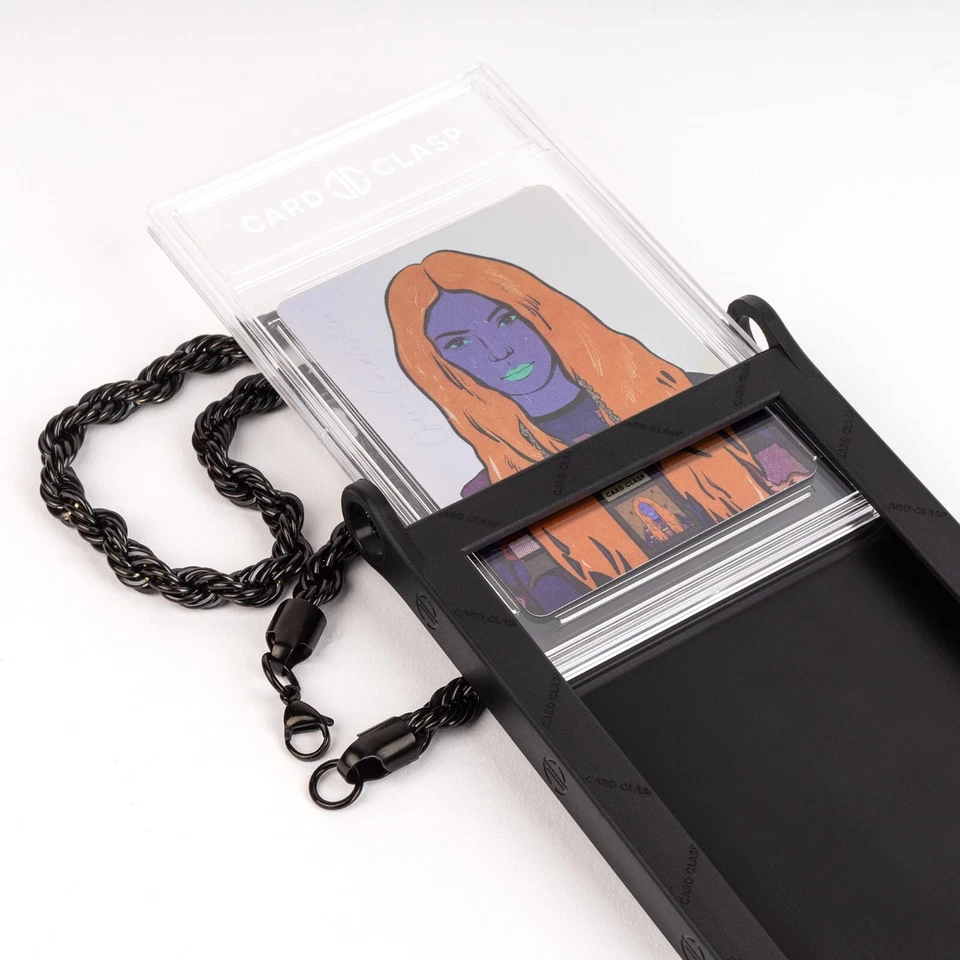 Collar de cartas PSA Pokemon Slab TCG negro (sin PSA Pokemon Slab incluido) Foto 3 de 4