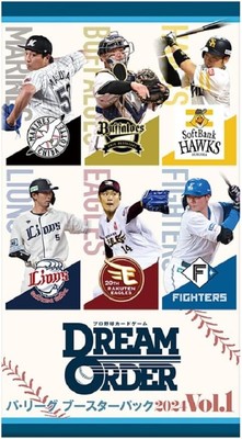 NPB 2024 Card Game DREAM ORDER Pacific League Booster Pack Vol.1 