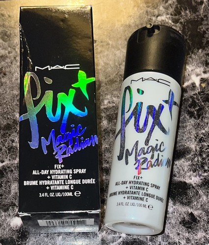 NIB MAC FIX+ MAGIC RADIANCE ALL-DAY HYDRATING SPRAY + VITAMIN C 3.4 OZ 100 ML