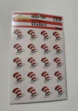 EUREKA Dr. Seuss Stickers Cat in the Hat 120 Stickers 6 Sheets NEW