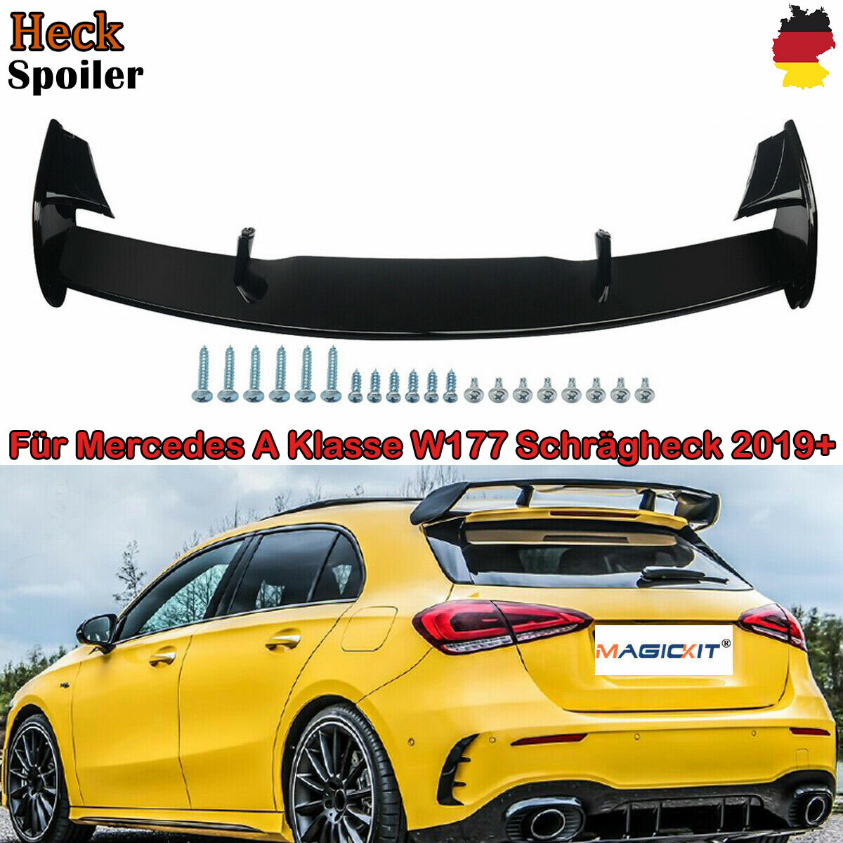 Coole Heckstoßstangen-Spoiler Für Mercedes A-Klasse W177 (2018-2022) - Einfach Ankleben & Stylen!