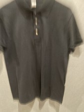 Polo Mens Gildan Black Size S Short Sleeve 100 Cotton New no Tags