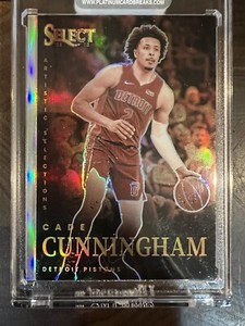 CADE CUNNINGHAM 2021-22 NBA Select Artistic Selections Rookie SSP CASE HIT
