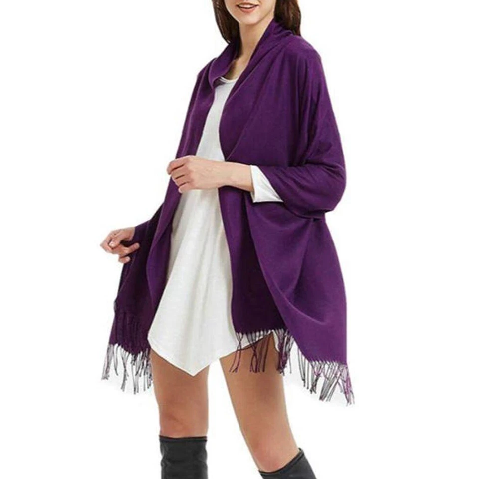 Women's Cashmere Feel Shawl, Oversized Scarves, Softer than Cashmere features