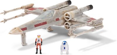 STAR WARS 5'' X-Wing Starfighter Vehicle with Luke Skywalker & R2-D2 MicroFigures
