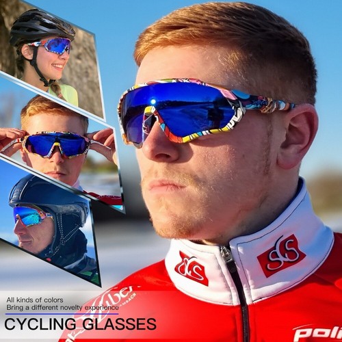 Kapvoe Polarized Cycling Sunglasses Sports Bike Glasses UV400 Hiking Goggles - Picture 16 of 34