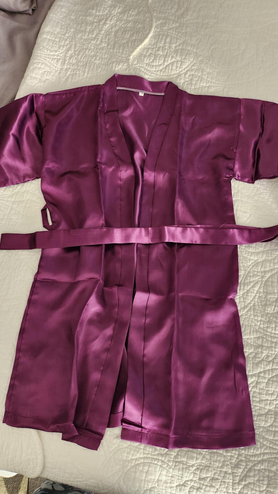 Girl's Purple SATIN ROBE * Size 10 * BRAND NEW eBay