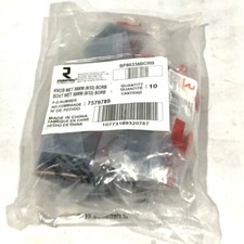 Bag of 10- Richelieu 1-5/8 Inch Square Cabinet Knobs Brushed Oil-Rubbed Bronze