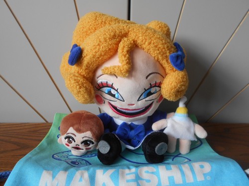 JIMBO SHIRLEY TEMPLE PLUSHIE Drag Queen toy MAKESHIP RuPaul's Drag Race CLOWN - 第 1/7 張圖片