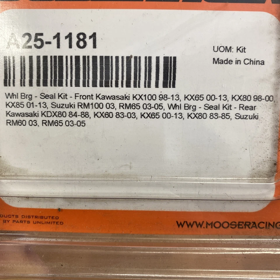 驼鹿赛车 - 25 - 1181 - 轮轴承和密封套件全新 2003 - 2005 铃木 RM65 — 第 2/2 张图片