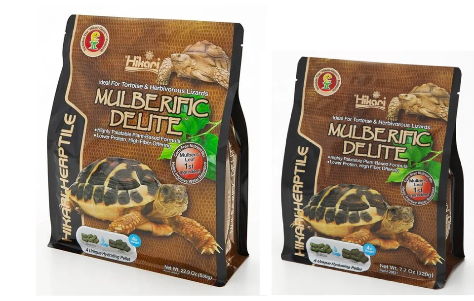Hikari Mulberific Delite Tortoise & Herbivorous Lizards Probiotic Food Pellets