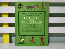 The Illustrated Treasury of Poetry for Children! 1970 HC Book by David Ross