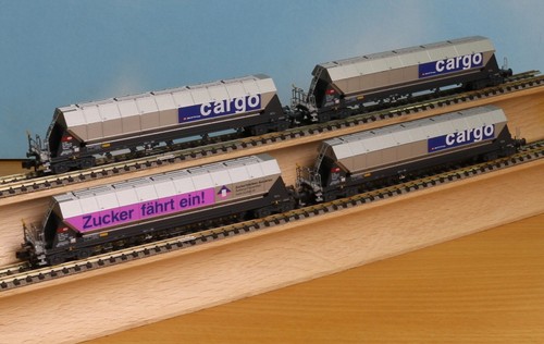 Hobbytrain 23465 + 23466, Spur N, SBB  Silowagenset, Schweizer Zucker, Ep. 6 | Zustand: Neu
