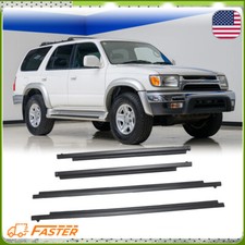Set For Toyota 4runner 1995-2001 2002 Door Glass Outer Weatherstrip Trim Seal Set For Toyota 4runner 1995-2001 2002 Door Glass Outer Weatherstrip Trim Seal