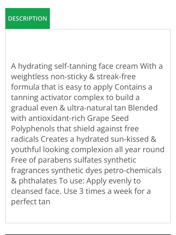 Crema bronceadora gradual Caudalie Teint Divin 1 OZ/30 ML NUEVA EN CAJA Foto 3 de 3