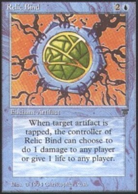 Relic Bind DMG, English MTG Legends