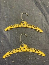 Vintage Yellow Duck Baby Clothes Hanger A Pair