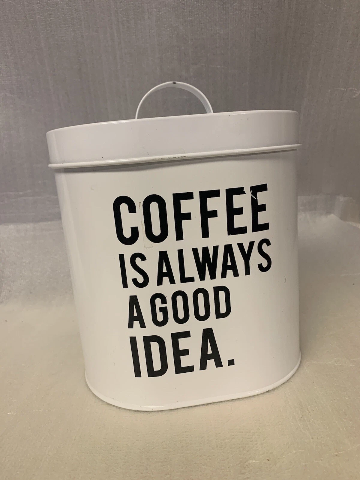 Coffee Tea Sugar Container Farmhouse Canister Lightweight Easy To Open Kitchen