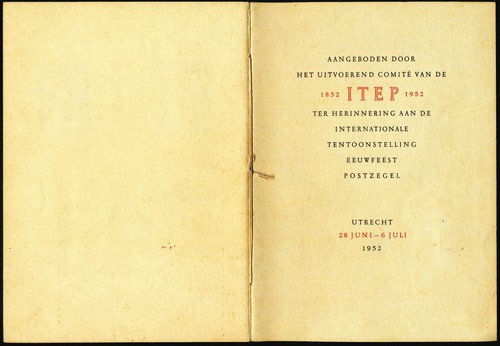 1852 - I.T.E.P. - 1952 PRESENTATIE-CARNET ITEP COMITÉ 1e DAG / POSTFRIS Dr493 - Imagen 3 de 6