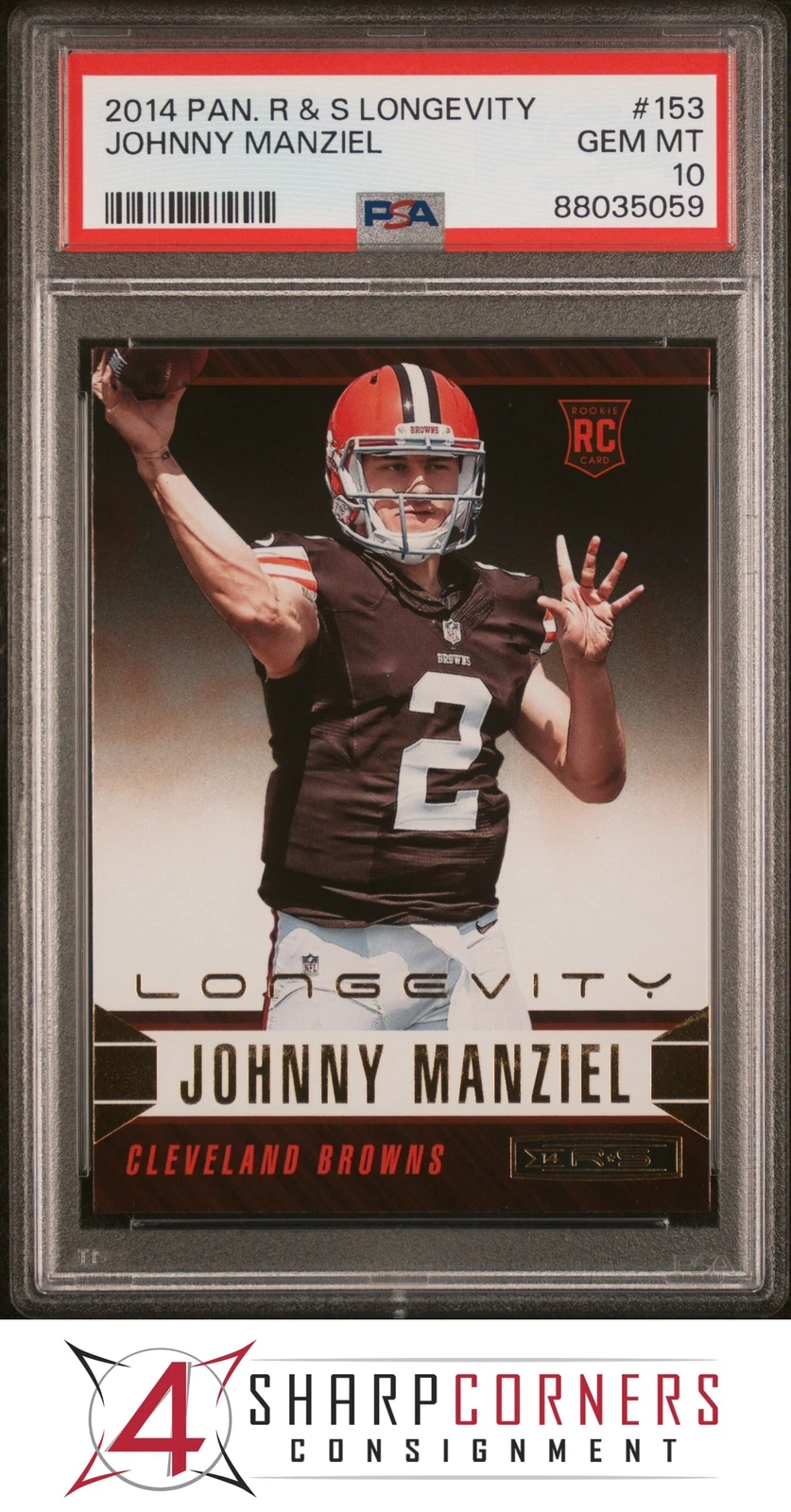 Johnny Manziel Panini Rookies & Stars Longevity #153 Base