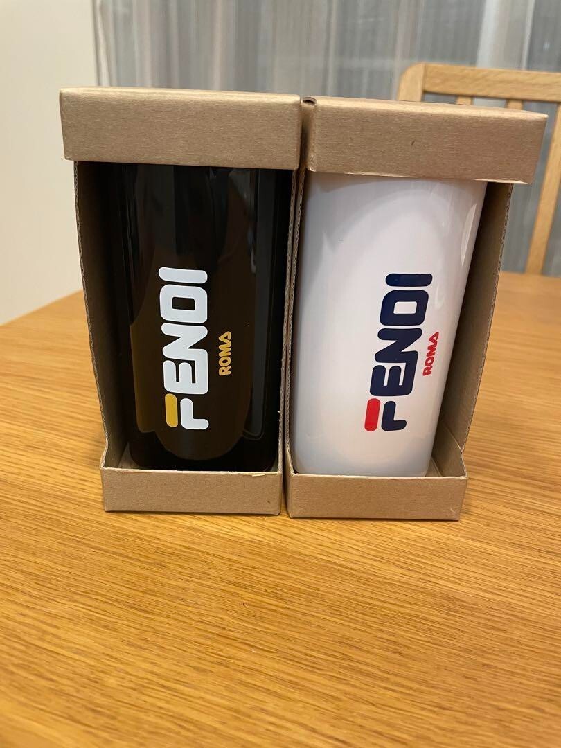 FENDI Pull Tab Can DesignWater Tumbler 2 Color Set | eBay