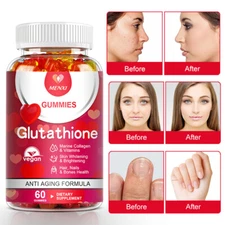 Best Glutathione Skin Whitening Gummies Natural Anti Aging Supplement for Beauty
