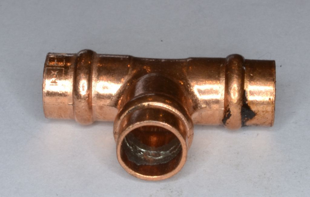 8mm Solder Ring Equal Tee Capillary Plumbing Fitting For Copper Pipe eBay