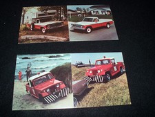 1960s Jeepster Commando Jeep Gladiator Advertising Postcards 1960s Jeepster Commando Jeep Gladiator Advertising Postcards