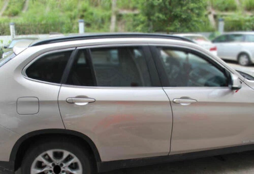 Tiras decorativas molduras de ventana acero plateado 2010-2014 2015 para BMW X1 E84 Foto 2 de 4