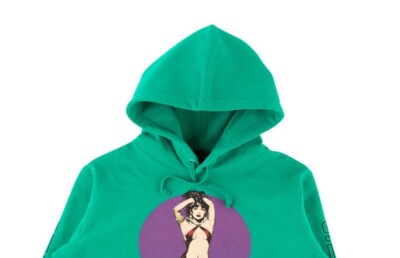 Supreme Vampirella Hooded Sweatshirt Aqua Size Medium SS17 Box
