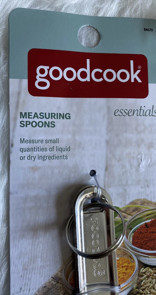 Good cook Essentials Measuring Spoons 4 Pc Stainless Steel BPA Free/ New - Image 4 of 4