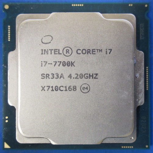 SR33A : Intel Core i7-7700K 4.2GHZ : 4 Core : LGA1151 : Desktop CPU