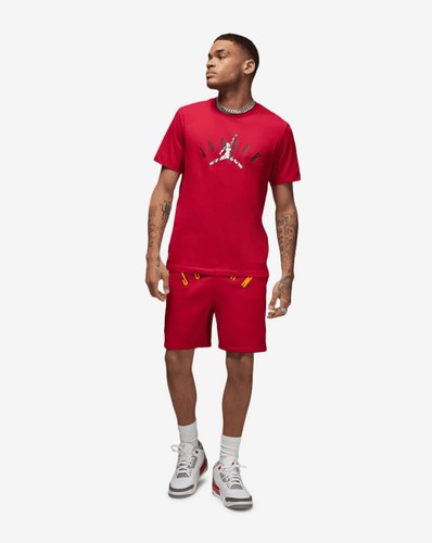 Nike Men's Jordan Flight MVP T-Shirt SS Cardinal Red FB7365-619 (S M) $38 - Picture 2 of 6