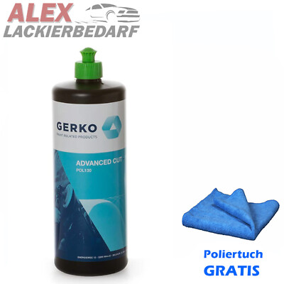GERKO Schleifpolitur GRÜN 1 kg + 1 Microfasertuch blau / advanced cut 50417