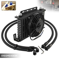 13 Reihen Ölkühler Kit für BMW E36 E46 M3 E90 E92 E93 335i +7'' Elektrolüfter