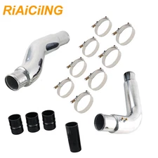 w/Boot Intercooler Pipe Polished Kit For 2003-2007 Dodge Ram 5.9L Cummins Diesel