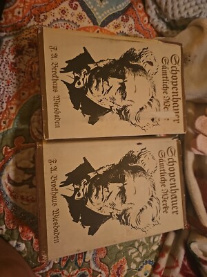 Arthur Schopenhauer 1891 Sammtliche Werke Volume 2 And 3 Antique