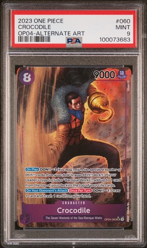 Crocodile (Alternate Art) graded PSA 9 for sale on eBay