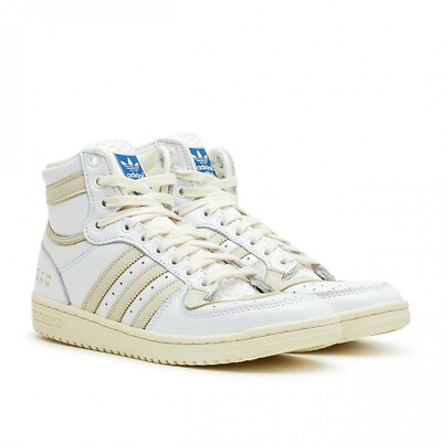 ADIDAS TOP TEN SIZES 8 8.5 9.5 11 12 WHITE/CREAM  display picture 3