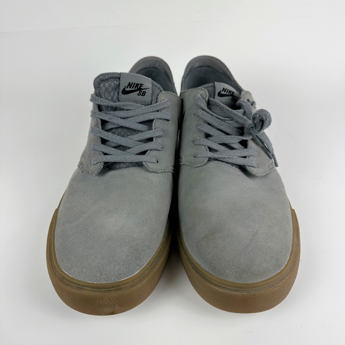 Nike SB Zoom Oneshot Grey & Gum Suede Skate Shoes Nike Zoom Oneshot SB Skate Shoe - Men main image 4