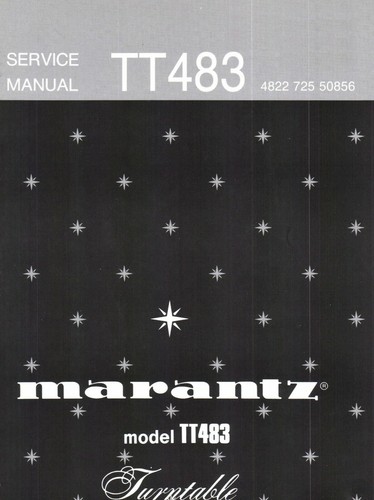 Service Manual-Anleitung für Marantz TT-483 - 第 1/1 張圖片
