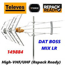 Televes 149884 DAT BOSS MIX LR High VHF / UHF LR Antenna Repack Ready