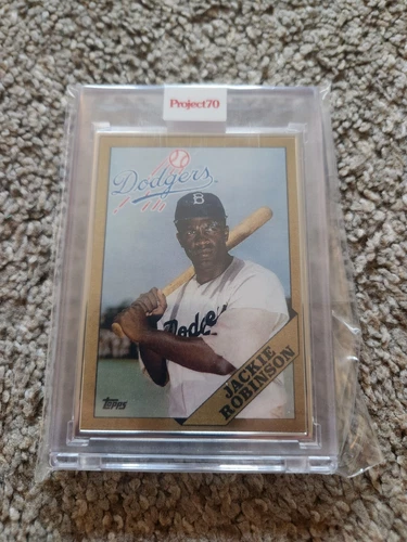 Topps Project 70 # 16 1988 Jackie Robinson Infinite Archives Artist Proof 10 /51