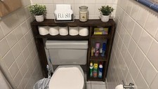 bathroom standing shelf