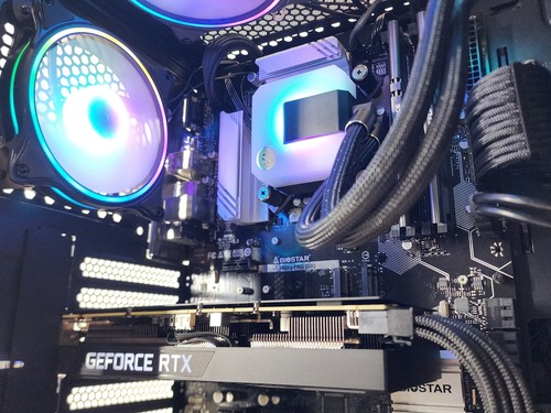 Gaming PC i7-11700KF 32GB RAM 1TB SSD RTX 3060 Ti 8GB Windows 11 Computer - Picture 2 of 7